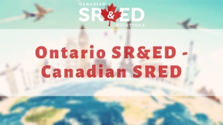 Ontario SR&ED - Canadian SRED