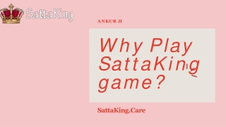 Why many people play SattaKing game?