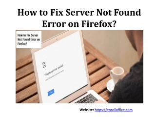How to Fix Server Not Found Error on Firefox?