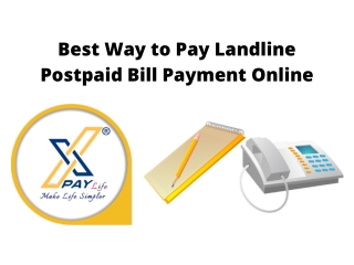 Best way to pay landline postpaid bill payment online