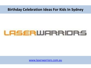 Birthday Celebration Ideas For Kids In Sydney