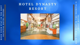 Book online hotel in Nainital with best services and prices
