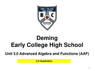 ACC Module #3 Unit 3.2