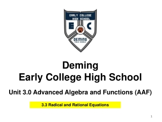 ACC Module #3 Unit 3.3