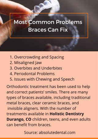 Most Common Problems Braces Can Fix