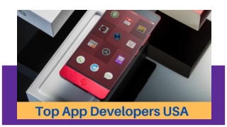 Top App Developers USA