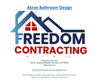 Akron Bathroom Design