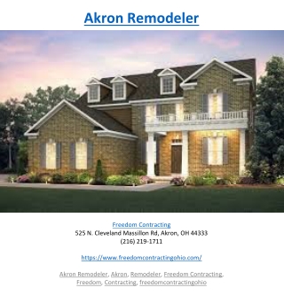 Akron Remodeler