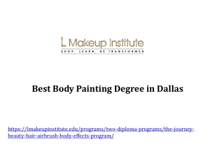 Best Body Painting Degree in Dallas