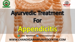 What is the Ayurvedic Treatment for Appendicitis?