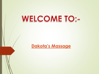 Best Massage in Downtown West End