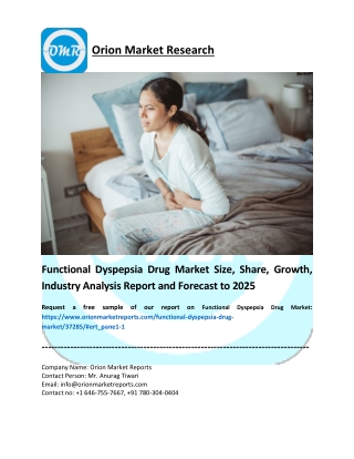 Functional Dyspepsia Drug Market