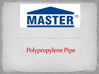 Polypropylene Pipe