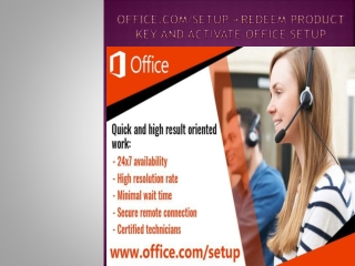 office.com/setup - Enter Office Setup Product Key