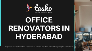 Office Renovators in Hyderabad | Tasko