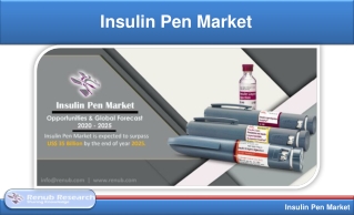 Insulin Pen Market Global Forecast by Diabetes Population & Type - Renub Research