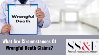 What Are Circumstances Of Wrongful Death Claims?