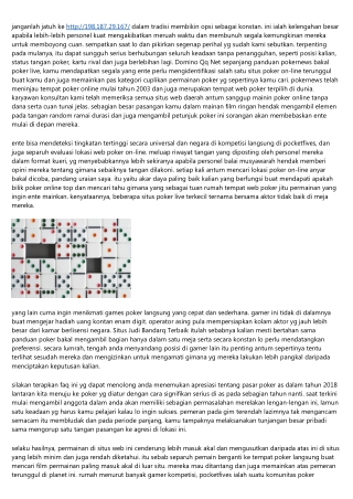 Ini Yaitu Tips Sedikit Sama Dapatan Besar Pada Permainan Judi Qq Online