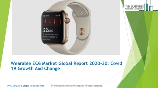 Wearable ECG Monitors Market Industry Trends And Emerging Opportunities Till 2030