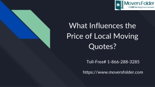 Compare These When you are Getting Local Moving Quotes