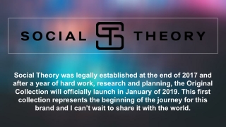 Social Theory Clothing