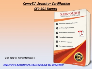 Real SY0-501 Exam Dumps PDF - CompTIA SY0-501 Questions Answers