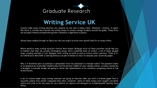 Writing Service UK