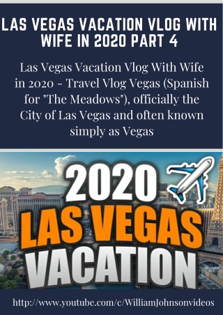 Las Vegas Vacation Vlog with wife in 2020 part 4