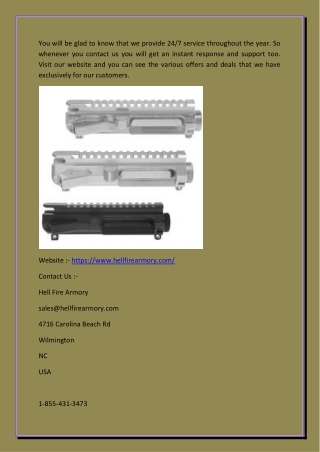 Ar15 Billet Lower |( Hell Fire Armory )