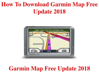 How to Download Garmin Map Free Update 2018