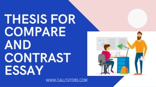 Thesis for Compare and Contrast essay