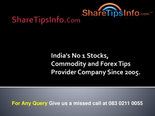 Stock Market Trading Tips  Share Market Advice By Sharetipsinfo