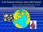 Is the Pandemic Influenza Alarm Still Chirping