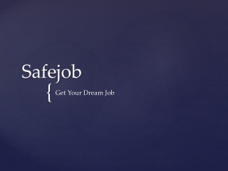 Safejob- Career Personality Test