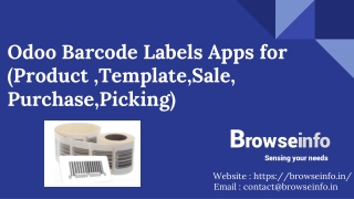 Odoo Barcode Labels Apps for  (Product ,Template,Sale, Purchase,Picking)