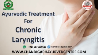 What is the Ayurvedic Treatment for Chronic Laryngitis?