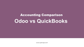 Accounting Comparison Odoo vs QuickBooks