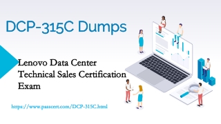 Lenovo Data Center Technical Sales DCP-315C Dumps