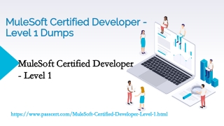 MuleSoft Certified Developer - Level 1 Dumps