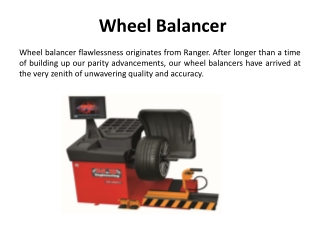 Best Wheel Balancer