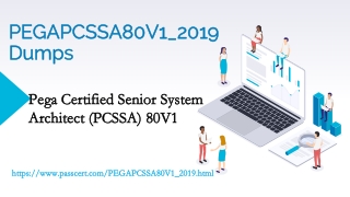 Pegasystems PEGAPCSSA80V1_2019 Exam Dumps