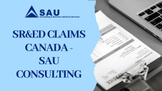 SR&ED Claims Canada - SAU Consulting