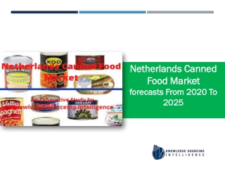 An Extensive Study on Netherlands Canned Food Market