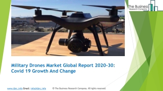 2020 Military Drones Market Industry Outlook, Growth And Trends