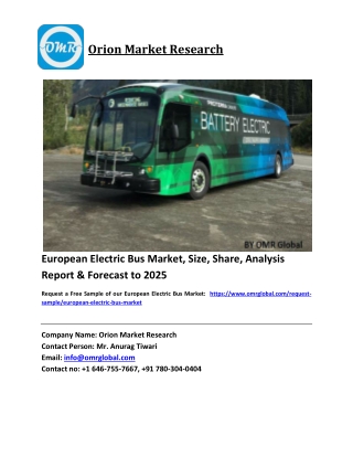 European Electric Bus Market Growth, Size, Share, Industry Report and Forecast 2019-2025