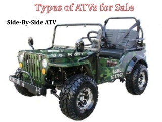 Types of ATVs for Sale