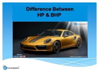 Why The Automobile Sector Does Not Advertise BHP Over HP?