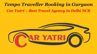 tempo traveller booking in gurgaon pdf