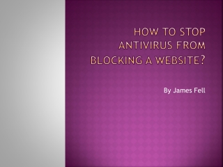 Does your antivirus stop blocking a website?  Here is the Instant Solution