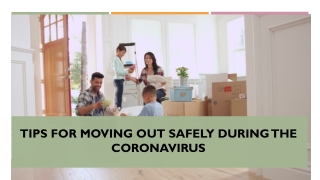 Tips For Moving During The Covid-19 Pandemic